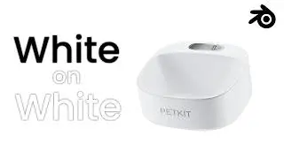 Blender 3D Product Rendering Guide - White Product on a White Background