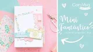 Mini Fantástico! Mini álbum con papeles 8x6