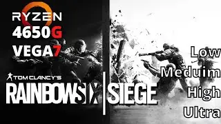Rainbow Six SIEGE | RYZEN 5 4650G VEGA 7 1080P All Settings