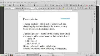 What is process priority explained in tamil | kernal process scheduling ??