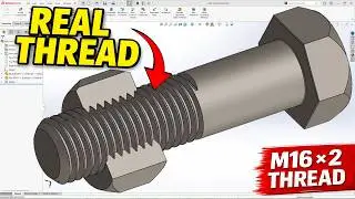 SolidWorks Nut and Bolt Thread Animation Tutorial