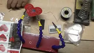 DIY Soldering the LED RGB Heart Kit