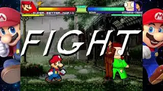 OGH MUGEN - Super Better Mario (Me) Vs Ojisama Chaos and Denal