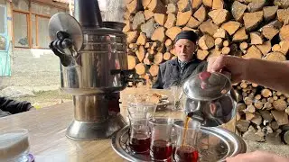 Çay molası odun kesimi sohbet muhabbet 