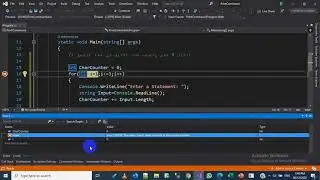 51- C# -  For Loop Example - Sum of String Length مثال حساب مجموع عدد الحروف لجمل نصية