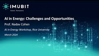 AI in Energy Workshop - AI in Energy: Challenges and Opportunities