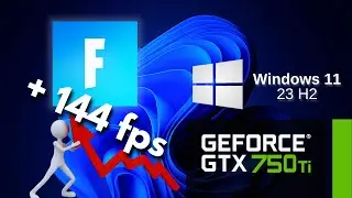 Probando la GTX 750 Ti en Windows 11 23H2 | FORTNITE RANKED 📈