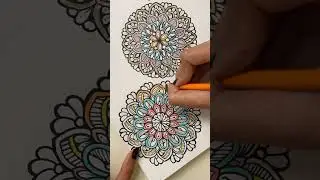Full page multiple mandala art using simple patterns for beginners| 🌸