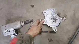 Toyota Corolla 1ZR-FE alternator water pump and overrunning clutch replacement