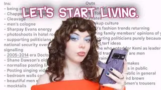 How to start LIVING in 2025! INS AND OUTS (Confidence over conforming!)
