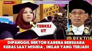 STUDENT SHOCKED AFTER BEING CALLED OUT BY RECTOR FOR BEING LOUD DURING 2024 UNAIR GRADUATION CERE...
