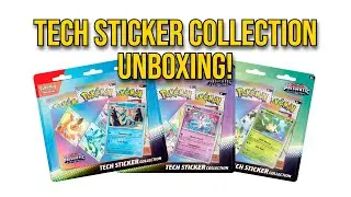 Prismatic Evolutions Tech Sticker Collections Opening (Leafeon, Glaceon, Sylveon)
