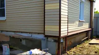 Глаза боятся, руки делают Спасаю цоколь  Своими руками 