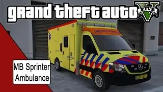 GTA V Mercedes Sprinter Schiphol ambulance