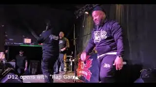 D12 opens Moncton show with "Rap Game"