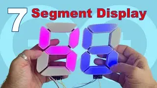 Creating a Custom 7-Segment RGB Display with WS2812B LEDs