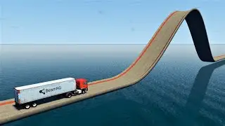Cars vs Bulge Compilation - BeamNG Drive #1