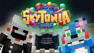Puppet and Toy Bonnie Visit Skytonia! (Minecraft FNAF 2 RP)