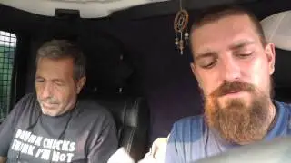 В порту Браззавиля на барже!)