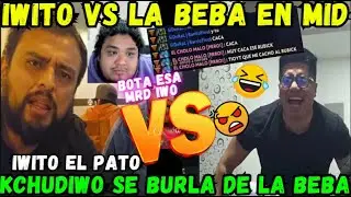 🤣IWITO VS LA BEBA EN MID🔥KCHUDIWO SE BURLA DE LA BEBA😂