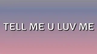 Juice WRLD - Tell Me U Luv Me (Lyrics) Ft. Trippie Redd
