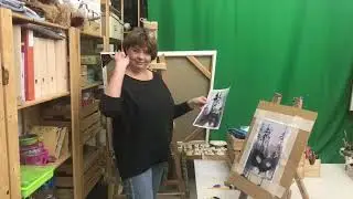 Черно-белая акварель для любителей минимализма от Елены
