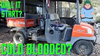 Hard to start Kubota RTV 1140 side by side when cold diagnose and repair