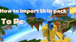 How To Import Skin Pack To PC | With iobit unlocker 🔓| Any 🤫
