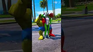 GTA V HULK & HIS WIFE SAVING A DYING CHIMP 🥺| 
