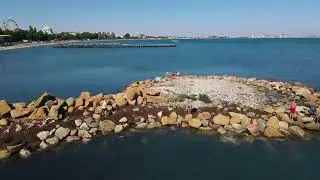Полёт над главным курортом Западного Крыма. Самые популярные пляжи Евпатории. Как это всё выглядит?