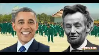 Barack Obama vs Abraham Lincoln  red light and green light