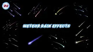 GREEN SCREEN METEOR RAIN EFFECTS