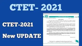 CTET-2021 latest news//CTET application Date Extended//CTETnews