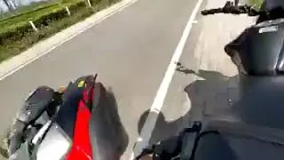 Terrifying moments when bike rider lost control l Accident live footage from Assam, India