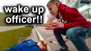 When Drivers Run Over Cops