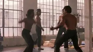 Perfect Weapon \ Совершенное оружие  1991 Джеф(Джеф Спикмен)-спаринг с бандитами.