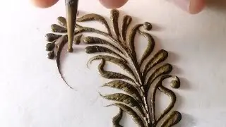 Mehndi tutorial.