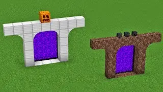 portal from the iron golem and portal from wither