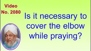 Is it necessary to cover the elbow while praying? 2080