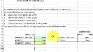 Simulación de Montecarlo en Risk Simulator