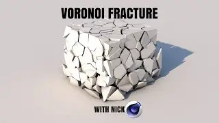 LETS LEARN CINEMA 4D R19 - VORONOI FRACTURE