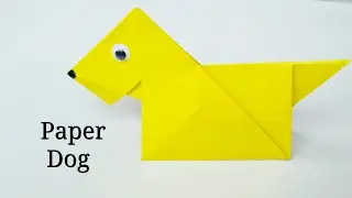 How To Make Paper Dog | Origami Dog | DIY Paper Craft | Diary Of Art