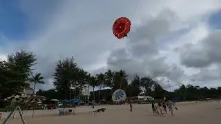 Patong Beach, Phuket Thailand -- Parasailing