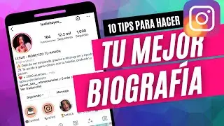Qué poner en tu BIOGRAFÍA DE INSTAGRAM 📱❤️  - 10 TIPS