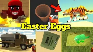😱 TOP EASTER EGGS AND SECRETS IN CHICKEN GUN V 4.0.2