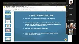 A Hero's Presentation at Open House for Peace and Understanding @ngosadoqat 2023 03 02