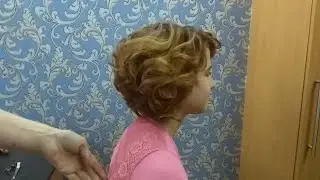 Укладка на короткие волосы