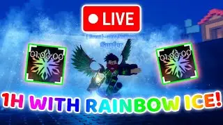 1 HOUR WITH RAINBOW ICE! (Sol's RNG ERA 8.5 LIVE!)