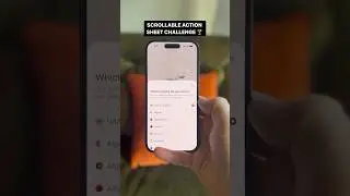 Scrolling Table Sheet Challenge 🏆 