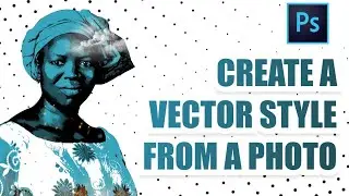 create a vector from a photo without pen tool, and without oil paint filter